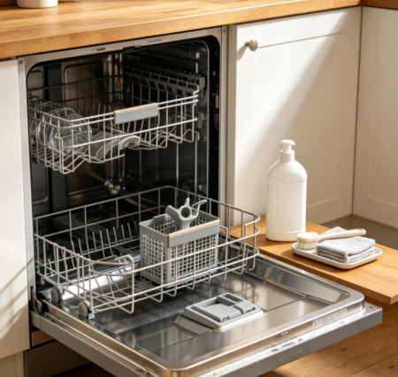 Dishwasher descaling and maintenance