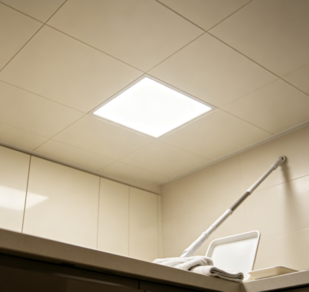 Cleaning of kitchen ceilings and light fixtures
