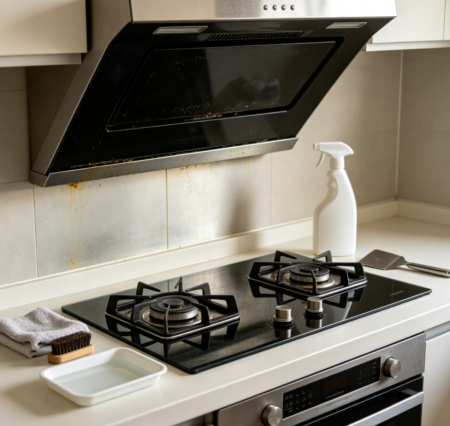 Specialized cleaning for stovetops and range hoods