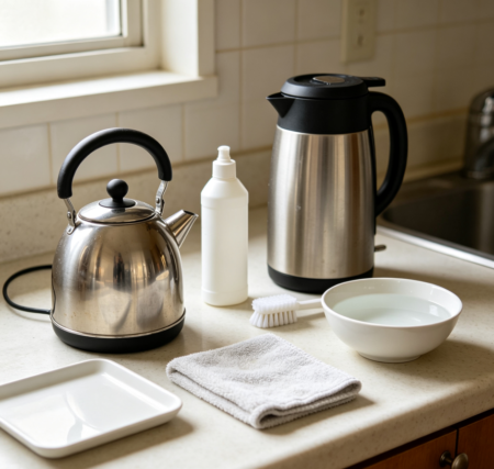 Descaling of electric kettles and thermal carafes