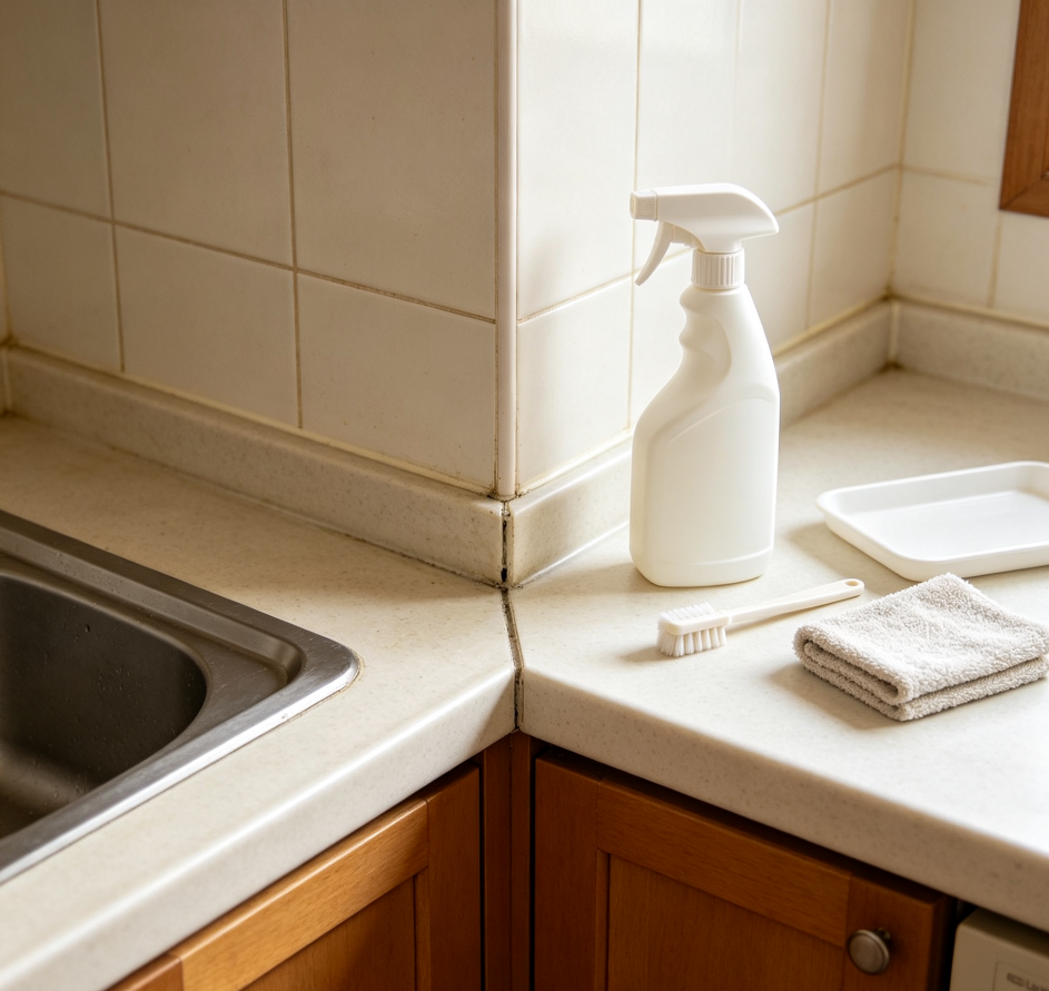 Targeted cleaning of kitchen corners and crevices