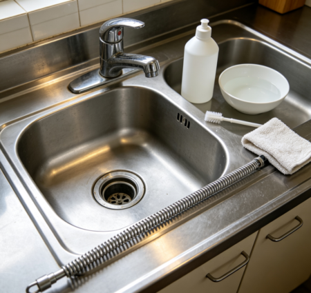 Sink and drain maintenance and cleaning